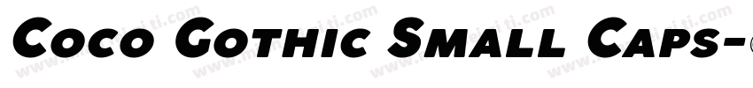 Coco Gothic Small Caps字体转换